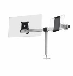 Durable 508823 monitor mount / stand 86.4 cm [34"] Desk Silver 