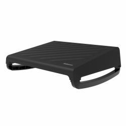 Fellowes Foot Rest Under Desk - Breyta Foot Support Ergonomic Foot Rest with Textured Surface - Foot Rest Stool for Office & Home - Black (Fellowes Breyta Foot Rest Black)