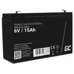 Green Cell AGM40 UPS battery VRLA AGM 6 V 15 Ah (Green Cell - alarmsystembatteri - Blys)
