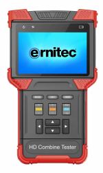 Ernitec 0070-24104-TESTER network cable tester Black (4" Test Monitor, 4K, Wi-Fi, - Supports HDCVI/AHD/TVI/CVBS, - DC12V, 2A Power Output - Warranty: 60M)