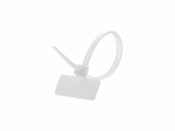 Lanview LVT551140 cable tie Parallel entry cable tie Plastic White 100 pc[s] (TIE wrap 152,4 x 3,81mm White - ID Marker - Warranty: 60M)