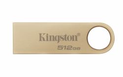 Kingston Technology DataTraveler 512GB 220MB/s Metal USB 3.2 Gen 1 SE9 G3 (512GB SE9 G3 PEN USBA 3.2 GOLD CASE)