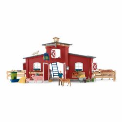 schleich FARM WORLD Large Barn with Animals and Accessories (Schleich)