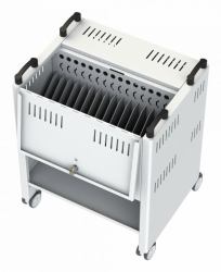 Loxit 7430-USB-A charging station organizer Freestanding White (7430-USB-A - TabCart&reg; 16 USB A Charge Max 12W/Device)