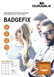 Durable 836302 identity badge/badge holder 240 pc[s] (Identity Badge/Badge Holder - 240 Pc[S] - Warranty: 12M)