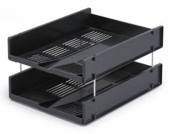 Durable 1700784058 desk tray/organizer Plastic Grey (Durable OPTIMO A4 Letter Tray)