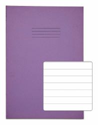 RHINO A4 Exercise Book (RHINO A4 Exercise Book 48 page Purple F12 [Pack of 100])
