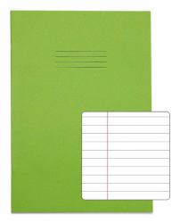 RHINO A4 Exercise Book (RHINO A4 Exercise Book 64 Page Light Green F8M [Pack of 50])