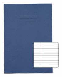 RHINO A4+ Oversized Exercise Book [13 x 9"] (RHINO 13 x 9 Oversized Exercise Book 80 Page Dark Blue F8M [Pack of 50])