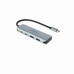 DICOTA D32061 interface hub USB Type-C 10000 Mbit/s Silver 