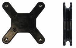 Vibration dampeners, Shore A - 60 Hardness. For - installations weighing up to 2000g. With AMPS, Vesa 75 holes. - Warranty: 12M