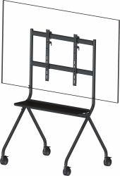 Vision VFM-F12 TV mount/stand 2.54 m [100"] Black (Vision VFM-F12 vogn med hjul - for LCD)