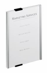 Durable Info Sign Acrylic, Aluminium Silver (Durable Doorplate INFO SIGN 149x211mm)