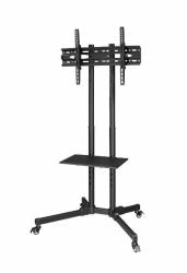 Hama Trolley 190.5 cm [75"] Black (HAMA TV-stand Trolley up to 75" VESA 6)