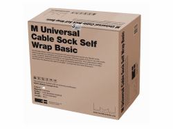 Multibrackets M Universal Cable Sock Self Wrap Basic 19mm White 50m (Multibrackets M Universal Cable Sock S)