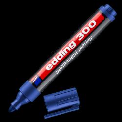 edding 300 Permanent Makrer A8 Bullet Blue Box of 10