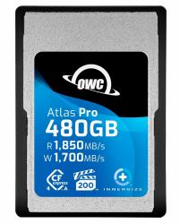OWC OWCCFXA4P00480 memory card 480 GB CFexpress Type A (480GB Atlas Pro CFexpress Type A Card)
