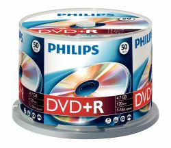 Philips DVD+R DR4S6B50F/00 (1x50 Philips DVD+R 4,7GB 16x SP)