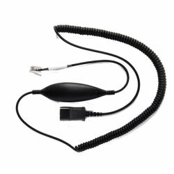 V7 BL-10+P telephone cable 2 m Black (GENI / PLX QD RJ9 / PLX QD - )