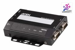 ATEN SN3402 serial server RS-232/422/485 (ATEN SN3402 - Device server - 2 ports - RS-232, RS-422, RS-485, 100Mb LAN - desktop / wall / DIN rail mountable)