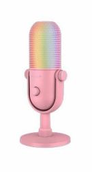 Razer Seiren V3 Chroma Pink PC microphone (RAZER SEIREN V3 CHROMA QUARTZ MICROPHONE)