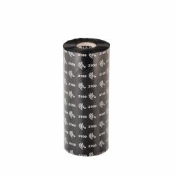 Zebra 2100 Wax thermal ribbon 600 m Black (WAX RIBBON 156MMX600M 2100 HIGH - PERFORMANCE WAX 25MM CORE 10/BOX)