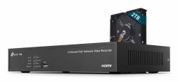 TP-Link VIGI NVR1004H-4P-2TB Black (VIGI 4 CHANNEL POE+ NVR - NETWORK VIDEO RECORDER)