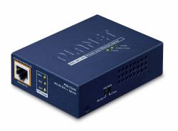 PLANET Single-Port 10Gbps 802.3bt Power over Ethernet [PoE] Blue 