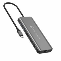 j5create JCD398 USB-C® Dual 4K HDMI™ 10Gbps Mini Dock, Black 