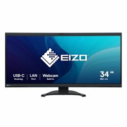 EIZO FlexScan EV3450XC-BK computer monitor 86.6 cm [34.1"] 3440 x 1440 pixels UltraWide Quad HD L...