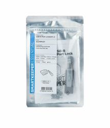 Port Blocker Port Blocker + - Key Usb Type-B Grey Plastic 1 - Pc[S] - Warranty: 12M