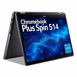 Acer Chromebook NX.J2AEK.007 laptop Intel® Core™ i5 i5-1335U 35.6 cm [14"] Touchscreen WUXGA 16 GB LPDDR5x-SDRAM 256 GB SSD Wi-Fi 6E [802.11ax] ChromeOS Grey (Acer Chromebook Plus Spin 514 CPE59...