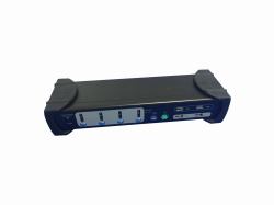 Equip 331544 KVM Switch Dual Monitor; 4 Port PS2/USB/Audio; with USB Hub [2Years warranty]