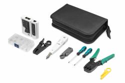 Digitus Network Tool Set (NETWORK TOOL SET - LAN TEST CRIMPING XX BAG 12TOOLS)