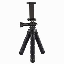 Hama Flex tripod Smartphone/Action camera 3 leg[s] Black (FLEX MINI TRIPOD 14CM BLACK 2IN1)