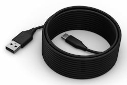 Lenovo Video Bar USB 2.0 Cable 5m USB cable USB A USB C 0.48 Gbit/s Black (THINKSMART CABLE 5M - USB-C TO USB-A CABLE)