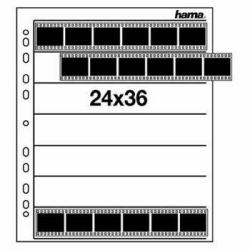Hama Negative Sleeves, 24 x 36 mm, Glassine matt photo album 7 sheets (NEGATIVE SLEEVE GLASSINE 24X36 25PCS)