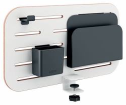 Leitz Ergo Small Pegboard Desk Organiser, 42x25 cm (Leitz 65480000 Small Ergo Pegboard Desk Organiser)