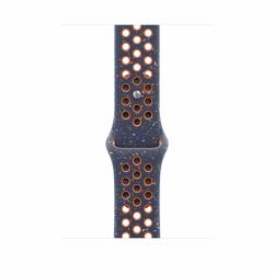 Apple MYLA3ZM/A smart wearable accessory Band Blue, Orange Fluoroelastomer (*APPLE WATCH 46 BLUE FLAME NSB S/M)
