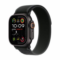 Apple Watch Ultra 2 GPS + Cellular 49mm Black Titanium Case with Black Trail Loop - M/L 