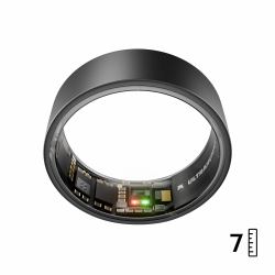 Ultrahuman Ring AIR – Sleep and Fitness Tracker, Smart Ring for Men and Women, No app fee for standard features, Up to 6 days battery life [Size 7 ] (Ring Air Matt Grey Size 7)