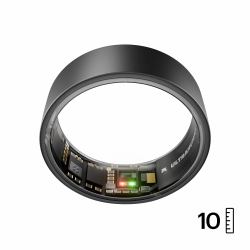 Ultrahuman Ring AIR – Sleep and Fitness Tracker, Smart Ring for Men and Women, No app fee for standard features, Up to 6 days battery life [Size 10 ] (Ring Air Matt Grey Size 10)