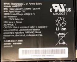 Zebra BTRY-ET5X-10IN3-02 tablet spare part/accessory Battery (BATTERY PACK LITHIUM POLYMER - 9660 MAHR/7.6V ET51 OR ET56 10IN)