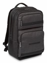 Targus CitySmart backpack Casual backpack Black, Grey Faux leather, Polyurethane [PU] 