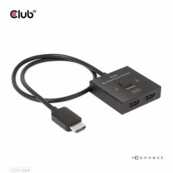 CLUB3D HDMI 2-in-1 Bi-directional Switch for 8K60Hz or 4K120Hz 