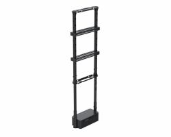 Ergonomic Solutions SpacePole Digital Signage Dual-sided, height adjustable window mount for portrait screens up to 75" [up to VESA 400x600] (DUALSIDED ADJUSTABLE WINDOWMOUNT<75)