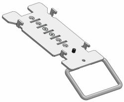 Ergonomic Solutions Keyhole Plate for Banksys - Yomani -Black- MOQ 25 - Warranty: 60M
