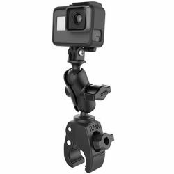 RAM Mounts Tough-Claw Small Clamp Mount with Universal Action Camera Adapter (Clamp kit, GoPro, B-size - Tough-Claw Small Clamp Mount - with Universal Action Camera Adapter, Camera mount, 267.6 g, ...