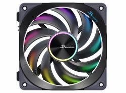 Seasonic MagFlow ARGB Computer case Fan 12 cm Black 1 pc[s] 
