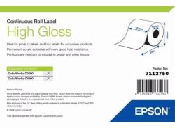 Epson High Gloss Label, Continuous Roll, 102mm x 33m (HIGH GLOSS LABEL CONTINUOUS - ROLL 102MM X 33M)